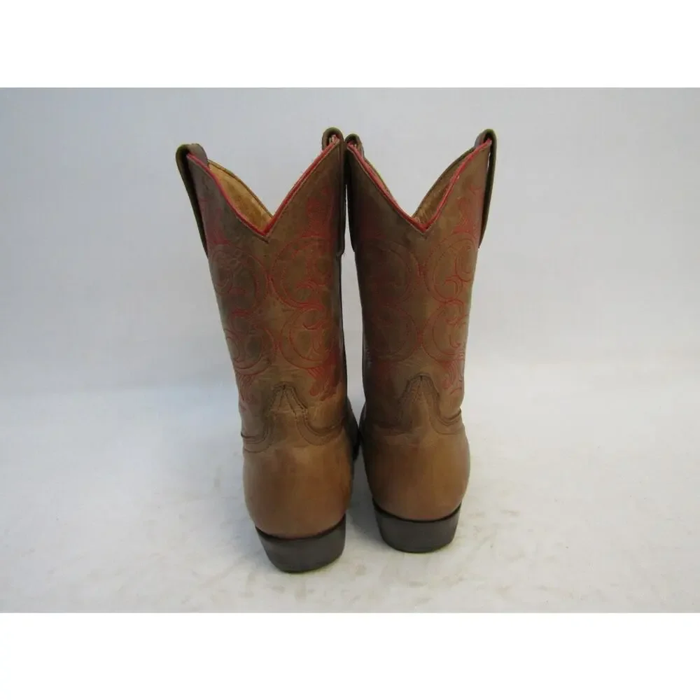 Someday Ole Miss Youth Size 2 D Brown Western Cowboy Boots